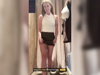 Aritzia Clothes Try-on Orgasm