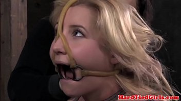 Blonde sub Odette Delacroix bounded