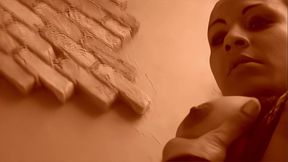 A guy who can'_t hide his hard cock from a Latina shemale gets the time of his life when...