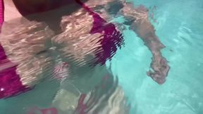 Artemisia Love Showing Her Juicy Perfect Tits Wearing a Sexy Bikini at the Pool
