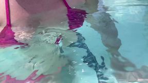 Artemisia Love Showing Her Juicy Perfect Tits Wearing a Sexy Bikini at the Pool