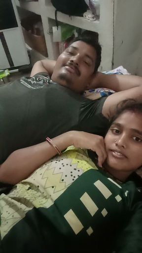 Big brother and stepsister Romance on her bed