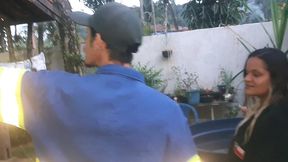 corno manso pega sua esposa gravida com encanador . paty bumbum - bruxo fire