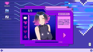 Lesbian pussy eating anime hearts glitch hardcore ecchi