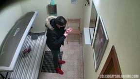 Czech Gay Solarium 36 Lean Twink's Hot Solo Session
