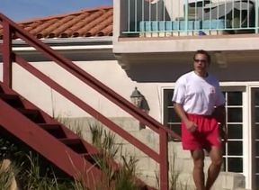 Pussy licked ebony gets hard fucked outdoors