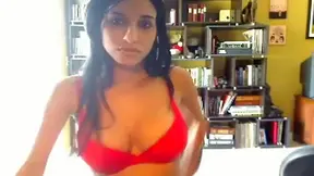 Sizzling Latina Teases Juicy Pussy with Vibrant Dildo Thrills