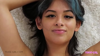 Teen brunette gets her tight pussy fucked