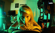 Brazilian blonde Elisa Sanches seduces Elite Men with her big tits & tight ass