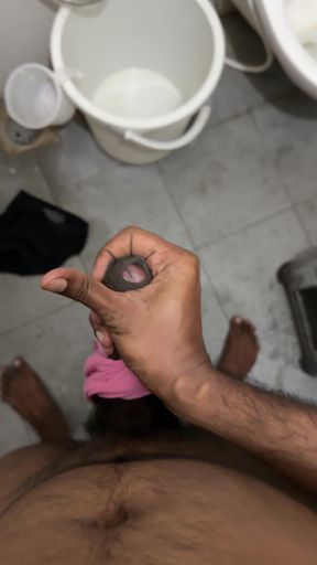 Shaking My Thick BBC in Stepsister Panties