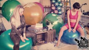 Jane and Pia pops Belbal B350 Balloons 4K UHD Version