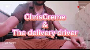 ChrisCreme and the delivery driver.