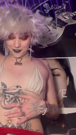 Goth Girl Glitterqueen1999 Possessed by Her Stepdad and Made to Cum! Transfer Fetish Body Possession Taboo Transformation Fetish