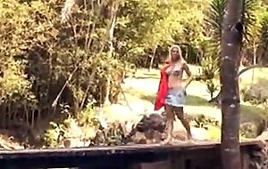 Busty tranny makes a chap wild