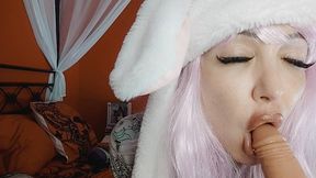 so cutie while do a blowjob s trainin