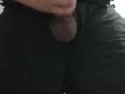 Police officer masturbation in the bathroom of the mall - San jose