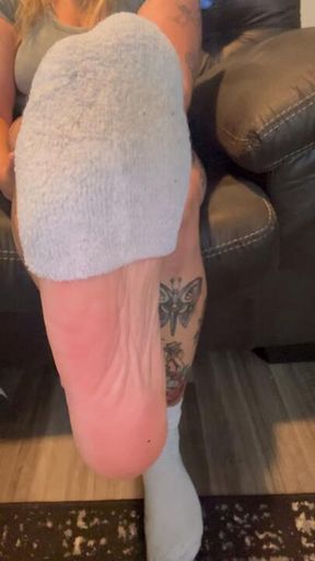 Peeling Off My Sweaty Socks After a Long Hot Run
