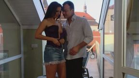 My Neighboor Claudia is a Pornstar And Invite Me to Join In One Of her Films!