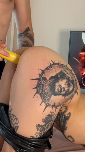 Tattoed Ahegao Stepsis Crazy Kinky Teens 18yo