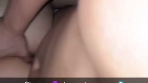 Snapchat beach day cheating compilation: Teen cheats on her boyfriend with a sexy daddy on vacation