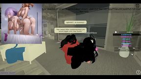 Moth gets drilled by huge futa cock