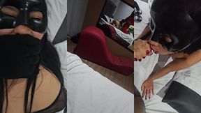 naomi es sometida por el juego del calamar