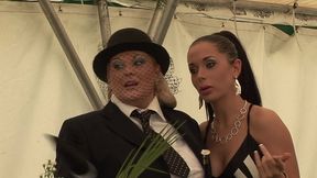 kaia kane, katie fox and friends have sex at the banquet