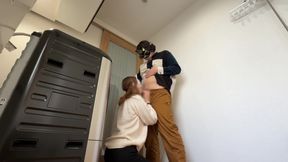A Married Woman Who Has Sex While Washing