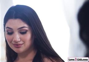 Stepmom Can't Help but Admire Her Stepdaughter's Curves - A Steamy Encounter Unfolds!