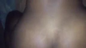 Black Bitch Takes Bareback Fuck from White Stud
