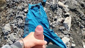 I Got Work Clothes Worn by Other Coworker so I Cum on That Used Clothes at Work