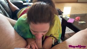 OMG She's Sucks My Dick So Well!! (Missy and George)