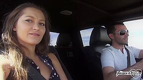 Fucks James Deen In The Desert