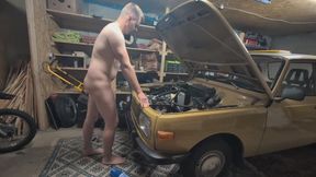 I want to sneeze while I fix my car
