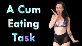A Cum Eating Task 2