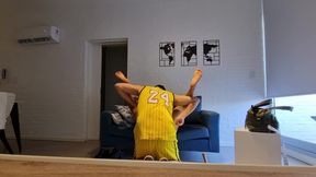 Argentine Brunette Records Her First Porn Video with a Colombian