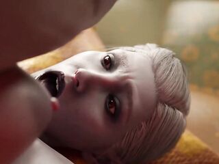 Sexy elf tryinh to make cash by selling her virginity.