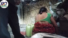 Desi Village Old Hut House with Stepbrother-in-law and Wife in Doggy Style Sex