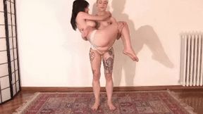 Stella e Valerie, lift and Carry esibizione - Stella and Valerie, lift and Carry exhibition ( STRONG WOMEN ) (WMV - MOBILE VERSION )