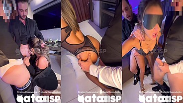 Depois de chupar gostoso os dois juntos tive senti-los na bucetinha