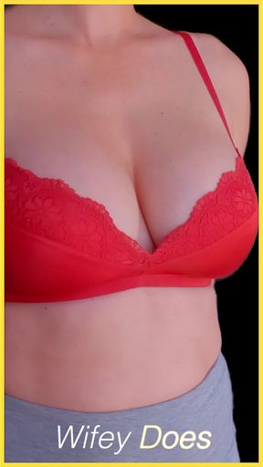 Wifey Incredible Red Bra