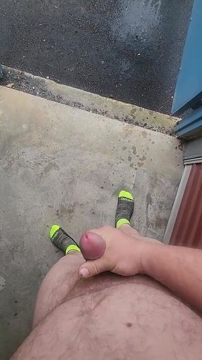 Almost Caught Enjoying the Storage Unit