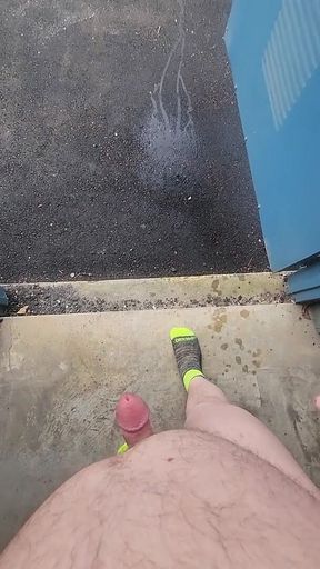Almost Caught Enjoying the Storage Unit