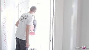 ”German Femdom Bailiff STEPMOMMY Seduce Teen Debtor To Fuck Her”