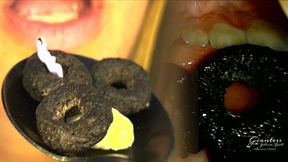 Unaware giantess breakfast