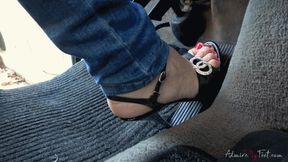 Andrea's feet pumping pedals (HD)