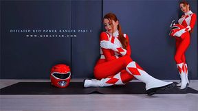 4K Defeated Red Power Ranger Part l