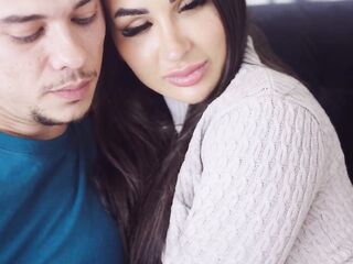 Susy Gala is watching TV with her friend until he starts masturbating her and eating her vagina
