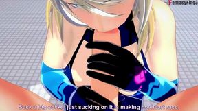 samus bikini sex - red - metroid - full & pov on sheer & ptrn: fantasyking3