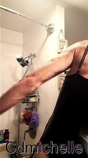 Cdmichelle Trying on Different Outfits Then Starts Riding a Dildo While Jacking off